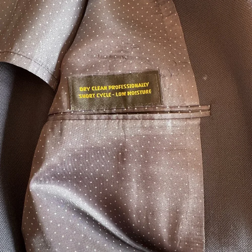 Navy Blazer w/ Gold Buttons - 40R - Picture 3 of 3